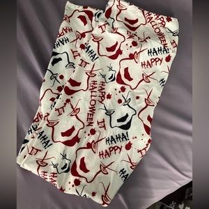 It pennywise Halloween tc plus size leggings